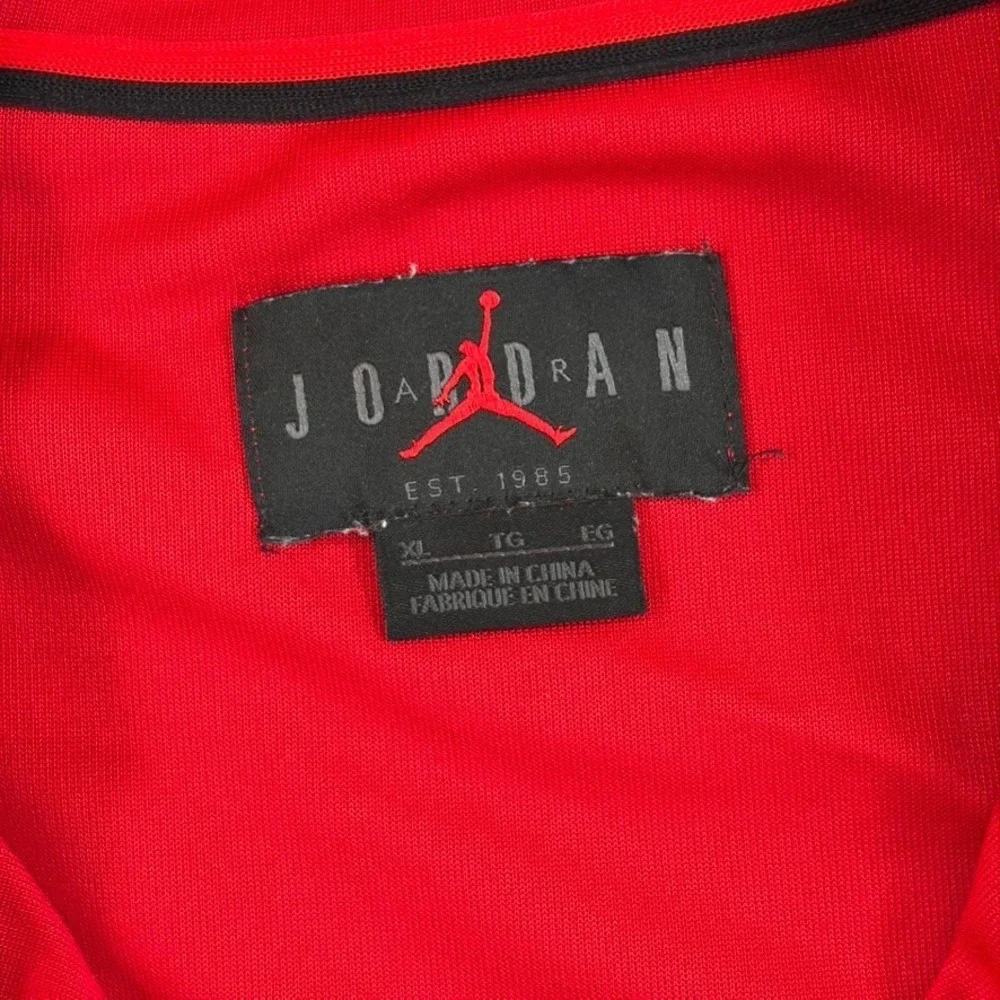 Nike Jordan JUMPMAN Logo CLASSICS TRACK JACKET Gym Red Men XL Full‎ Zip